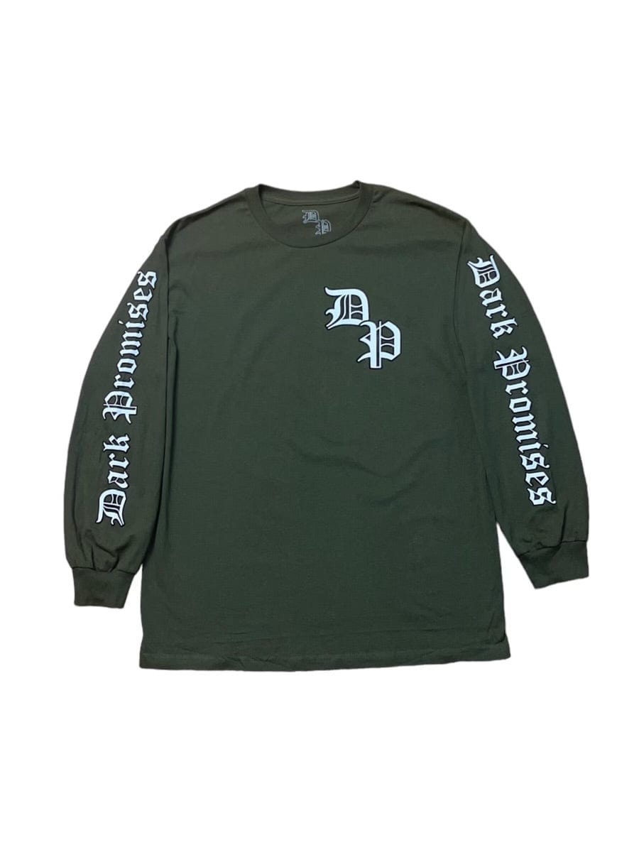 Olive Dark Promises Long Sleeve T-Shirt